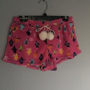 Dina B fleece PJ shorts